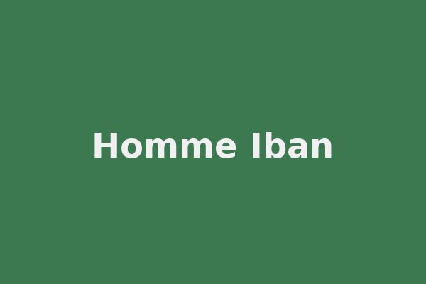 Homme Iban